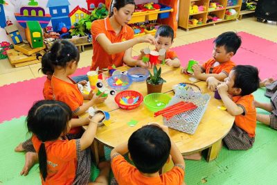 NGÀY HỘI MỸ THUẬT – LÀM ĐÈN LỒNG TRUNG THU