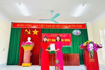 LỄ KẾT NẠP ĐẢNG VIÊN NĂM 2025