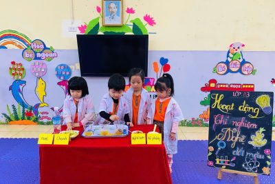 CÁC HOẠT ĐỘNG TRẢI NGHIỆM CỦA BÉ