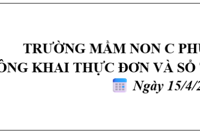 SỔ TÍNH ĂN 15.4.2026