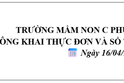 SỔ TÍNH ĂN 16.4.2026